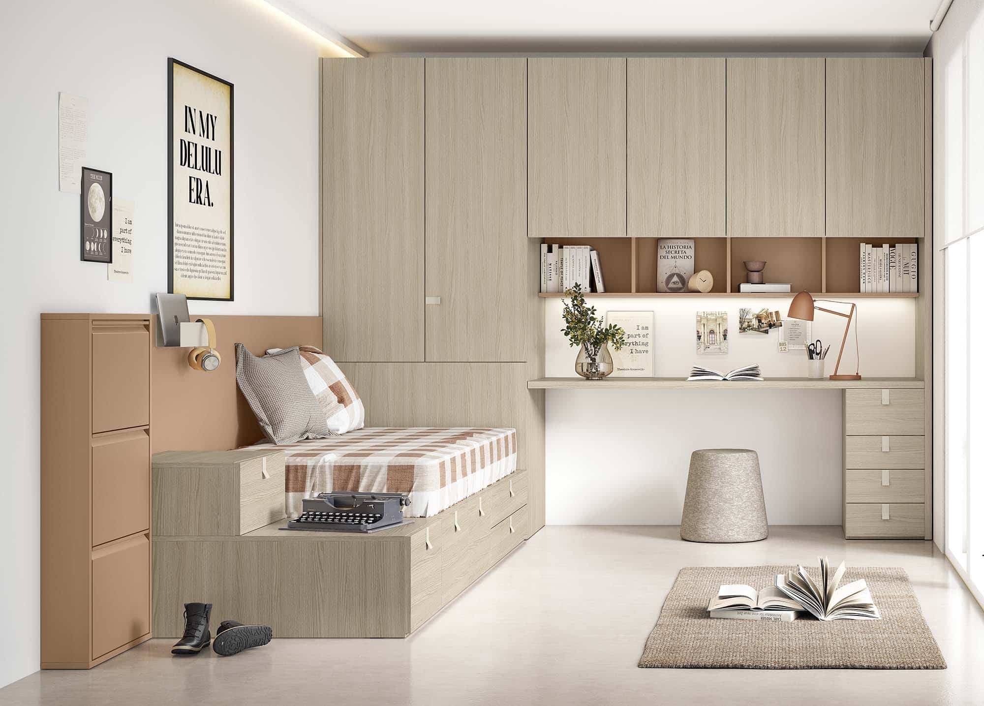cama modular cajones