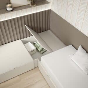 arcones para habitaciones compartidas