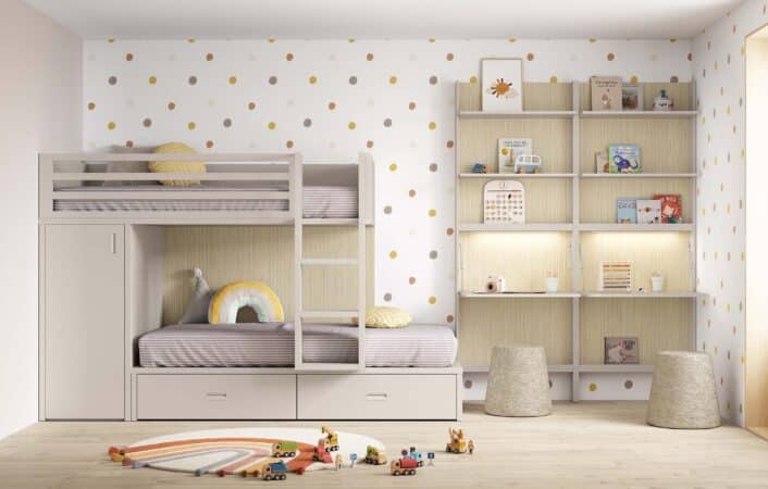 litera infantil colores claros