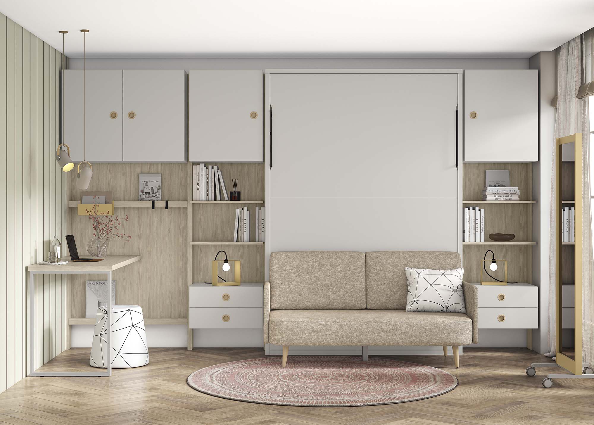 cama abatible con sofa