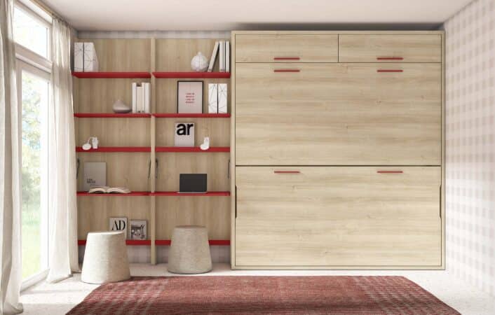 litera con camas abatibles