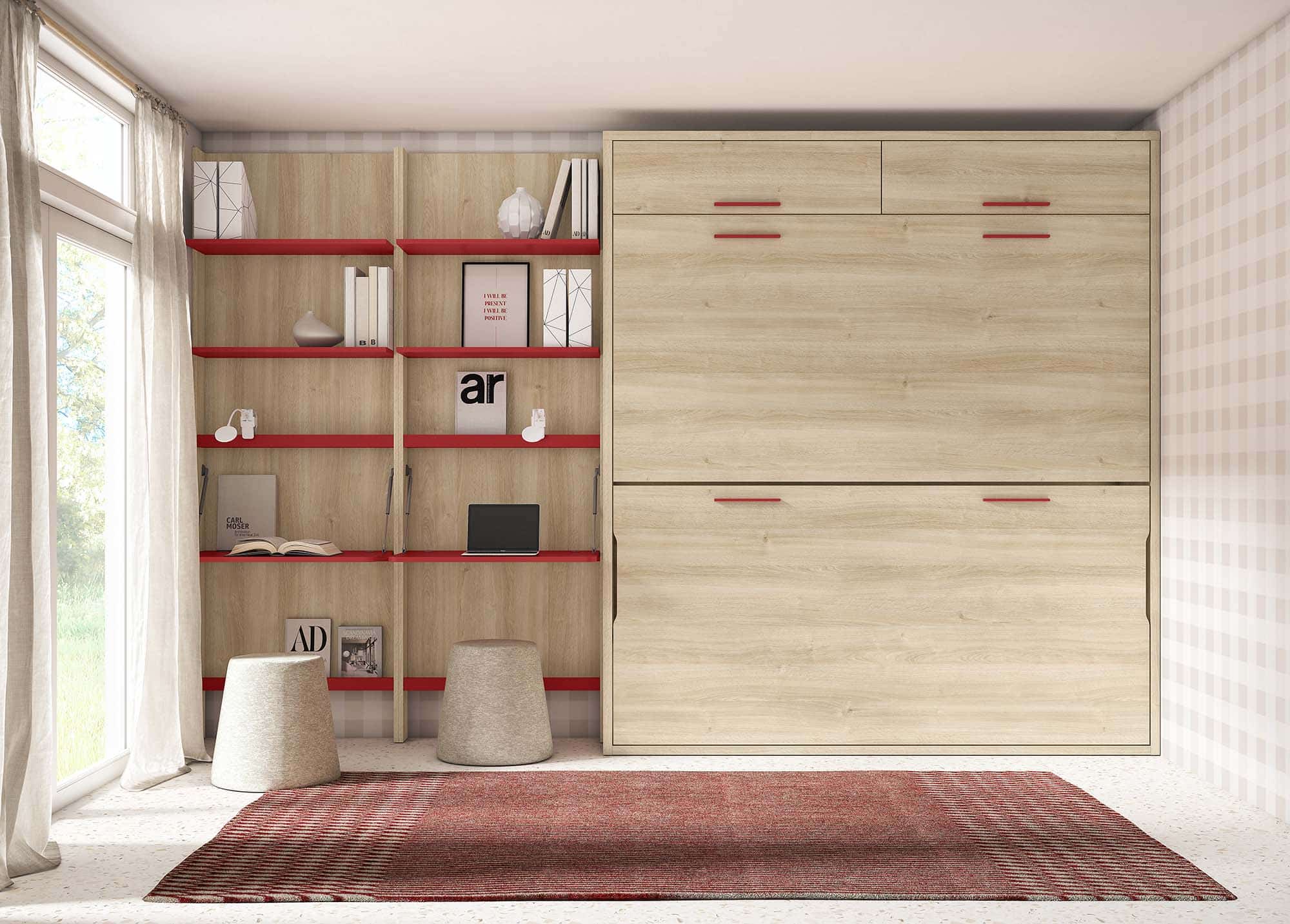 litera con camas abatibles