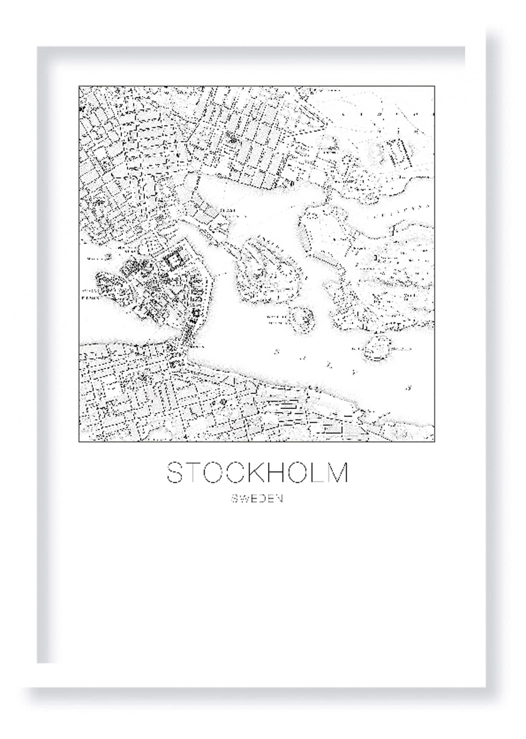 cuadro stockholm map
