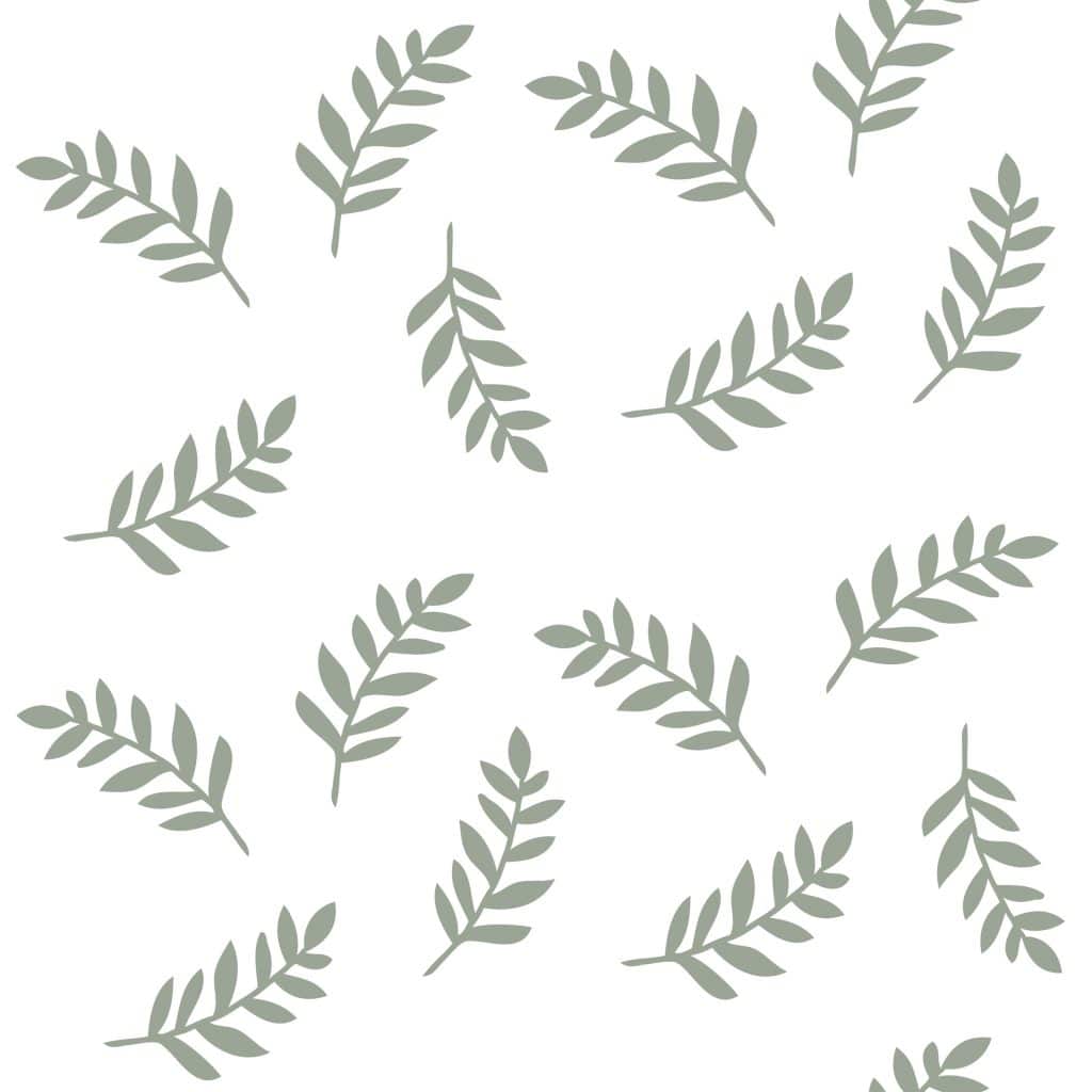papel de pared hojas