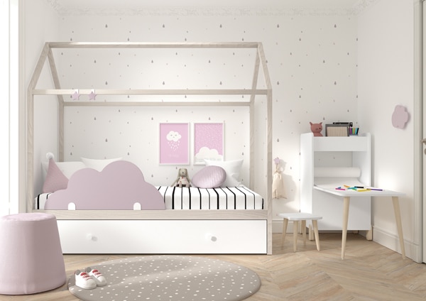 escriptori amb taula infantil