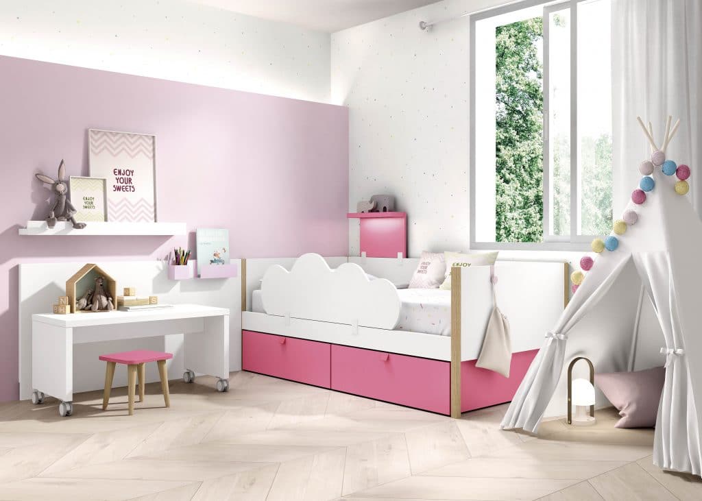 llit infantil barrera núvol