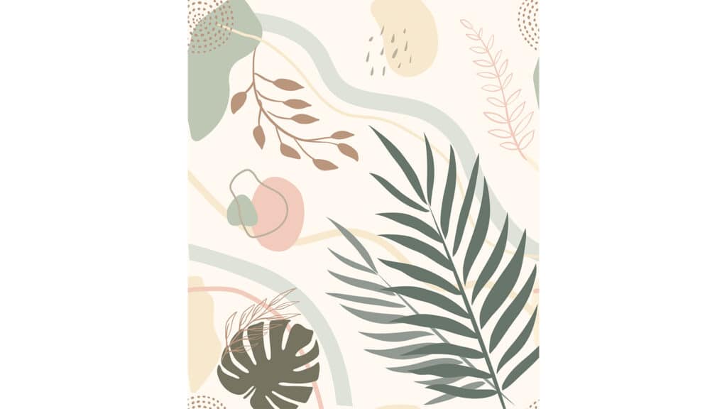 mural infantil boho