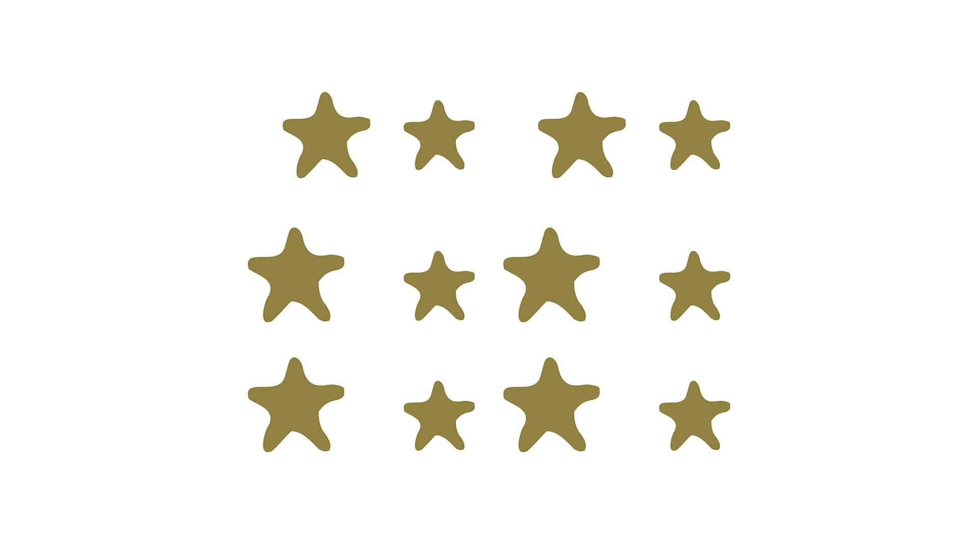 sticker golden stars
