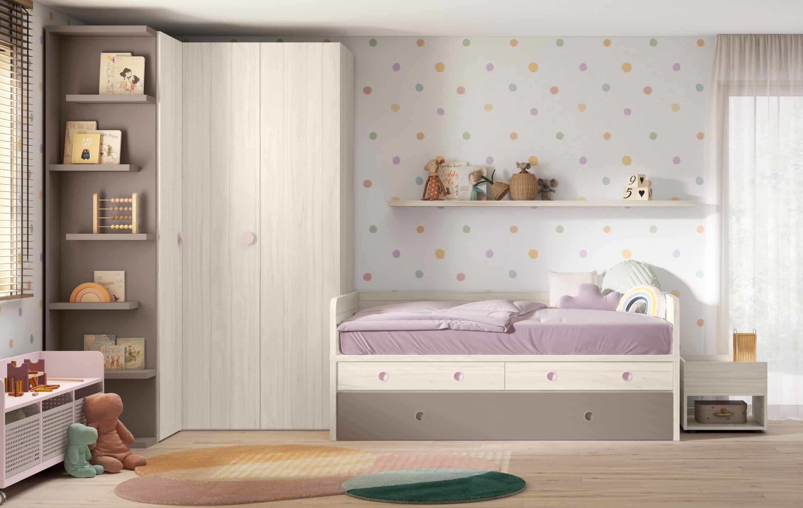 camas con cajones para niños