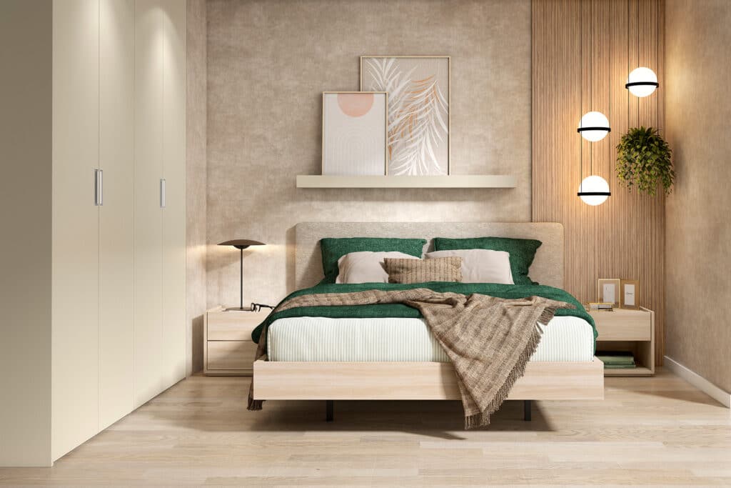 capçal entapissat beige