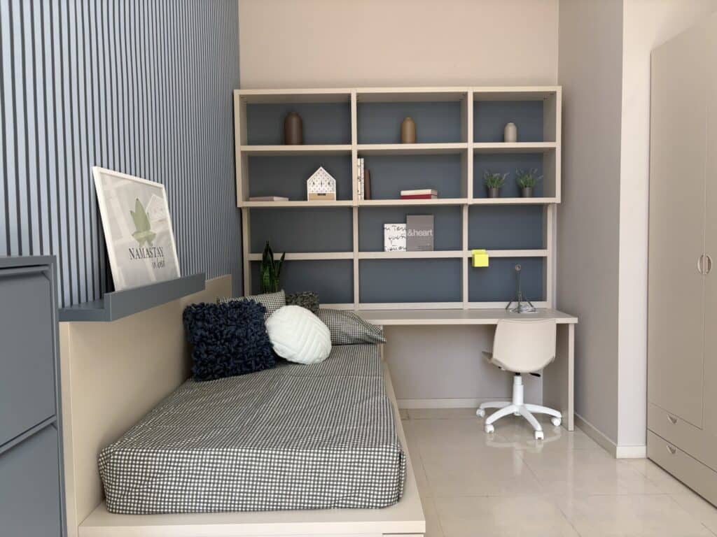 habitació juvenil sportcore del catàleg delulu de ROS a Muebles Luis Serra, València